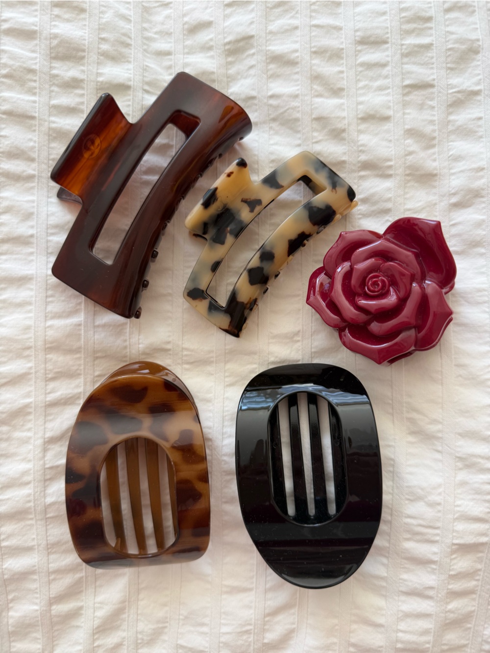 Pack of 5 Assorted Claw Clips